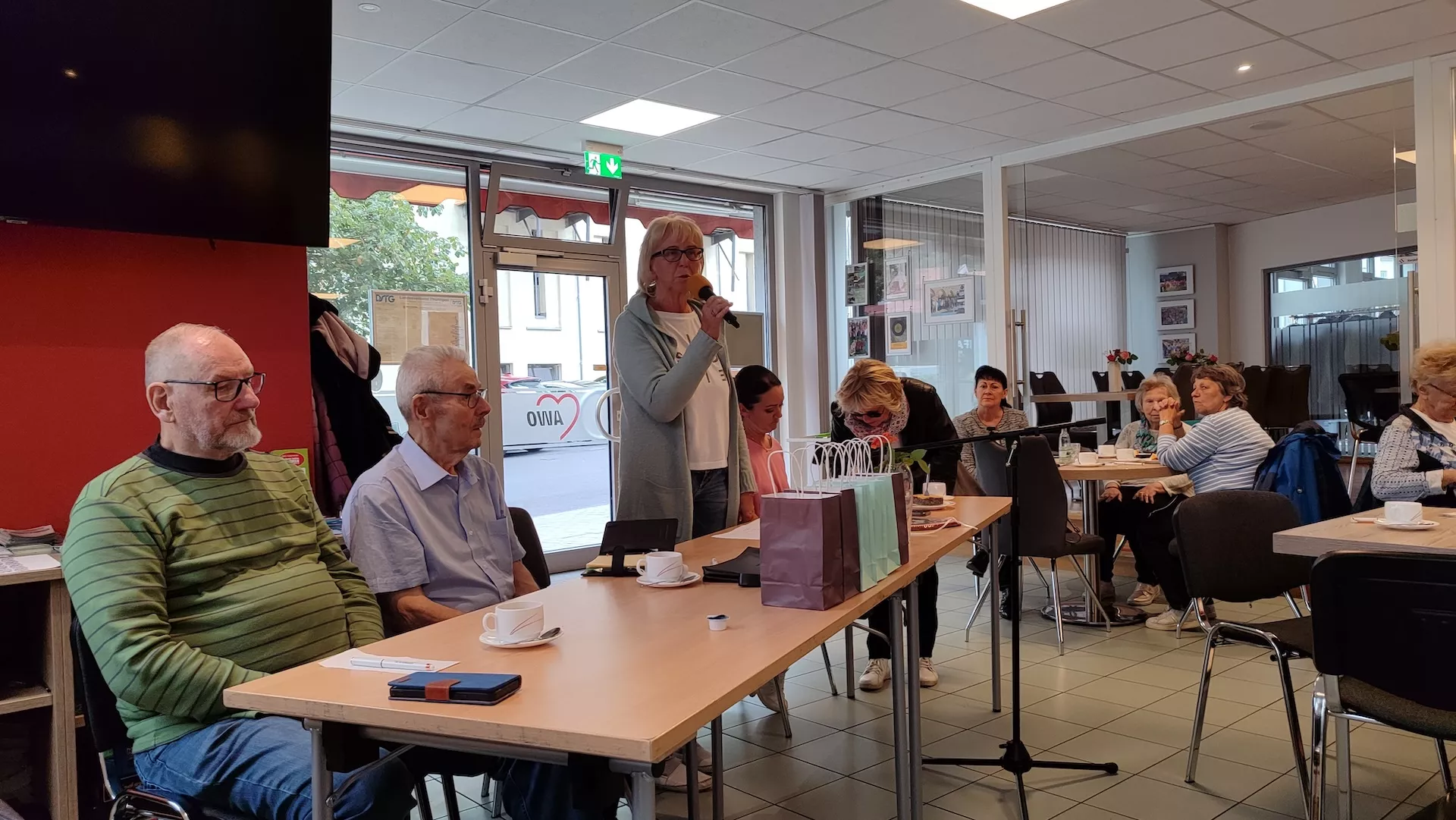 die Vereinsvorsitzende informiert